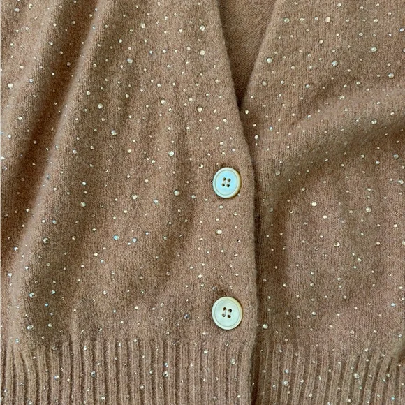 Bejeweled Sparkly JCrew Women’s Cardigan Sweater - Picture 2 of 7